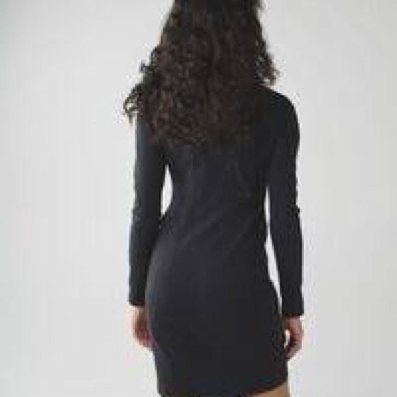 Lululemon Black &Go Anywhere Dress Sz 4 - Picture 2 of 6